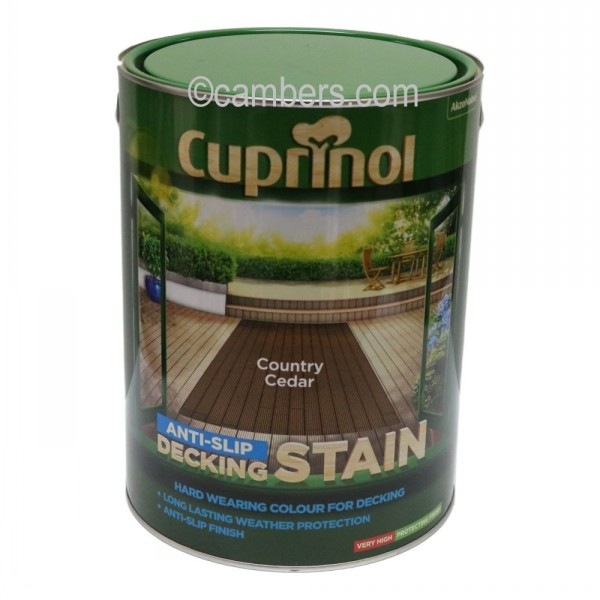 Cuprinol Deck Stain Anti Slip 5 Litres Cambers Country Store